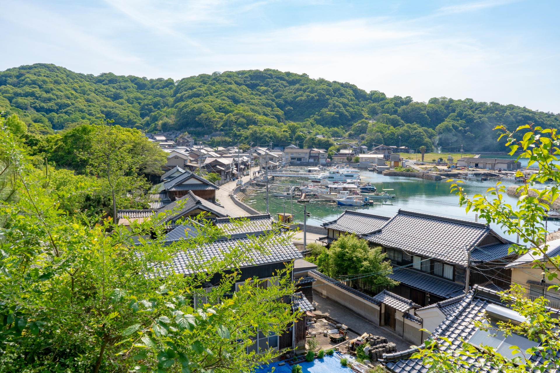 真鍋島の街並み