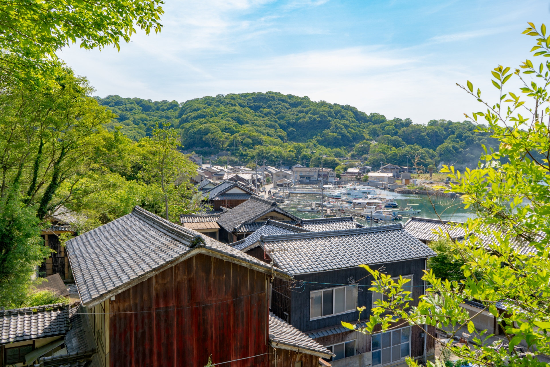 真鍋島の街並み