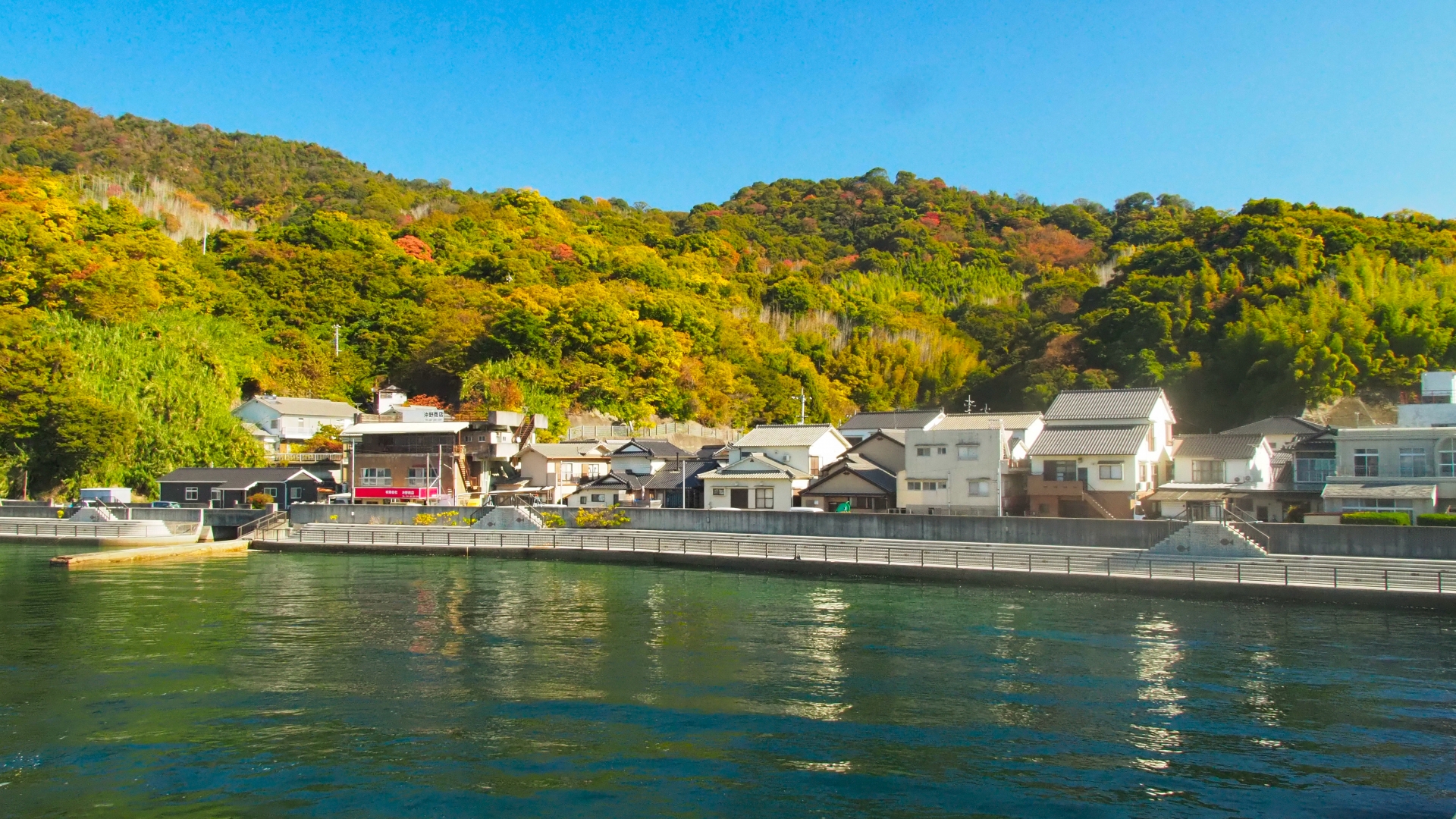 似島のまちなみ