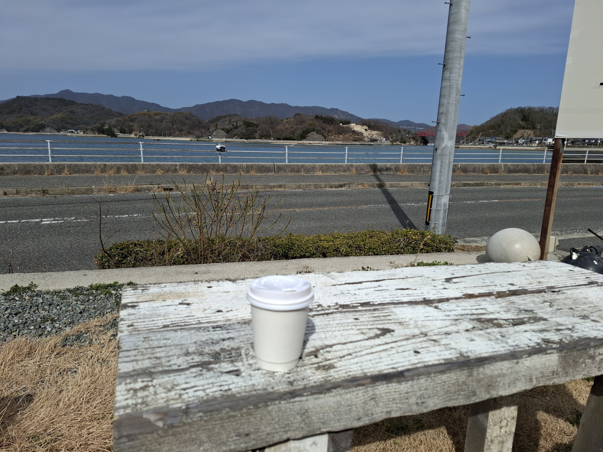 向島　カフェからの景色
