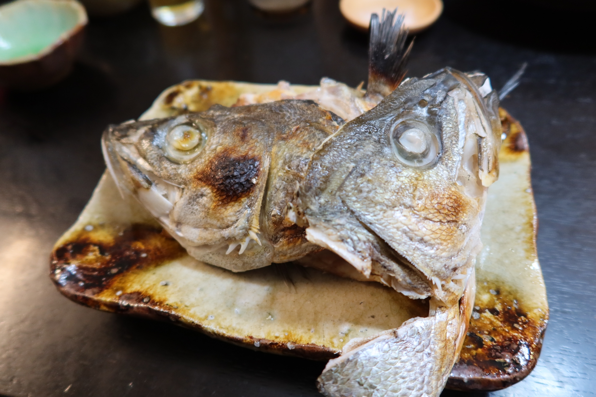 スズキのお頭焼き