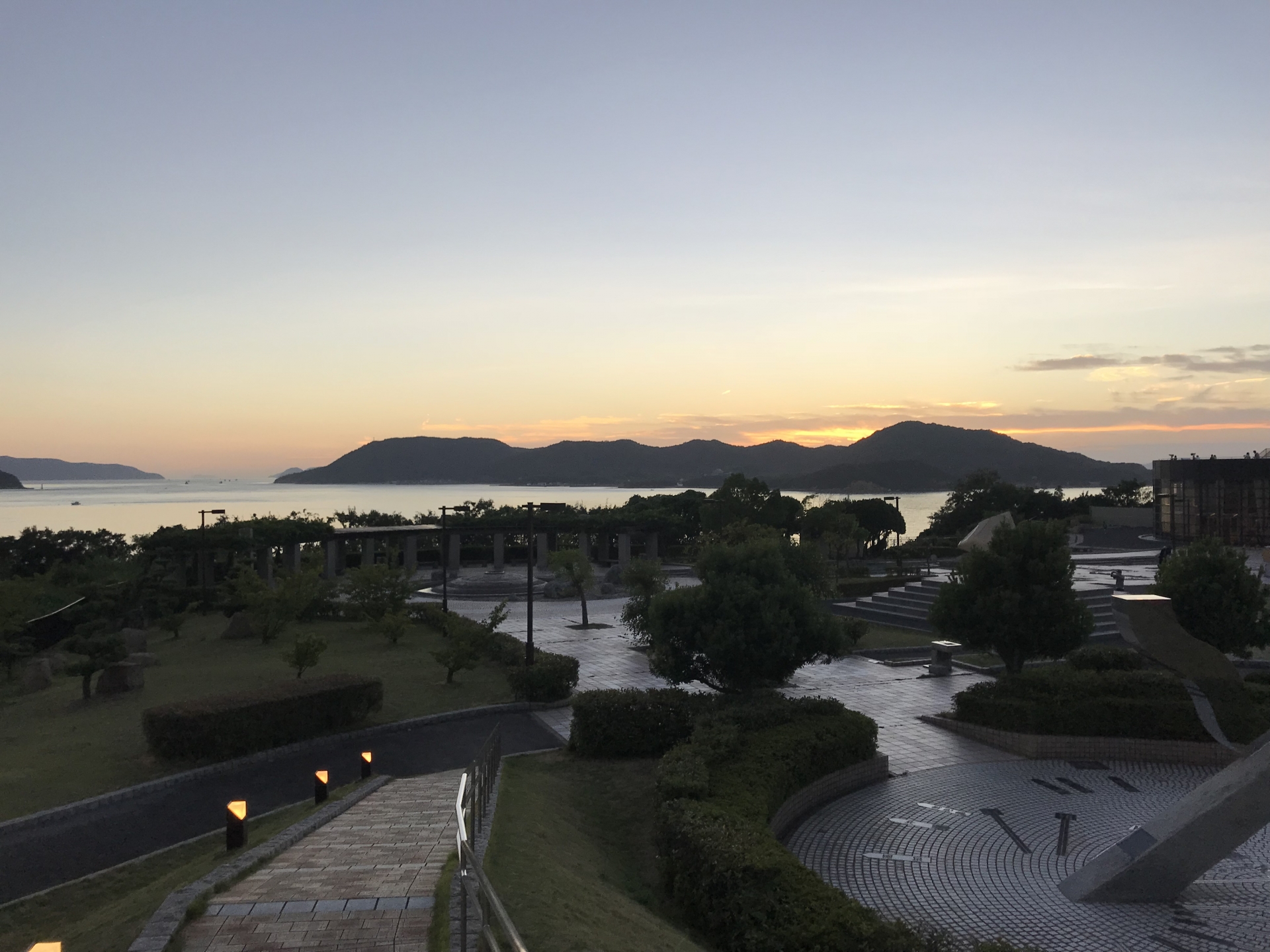与島からの瀬戸内海