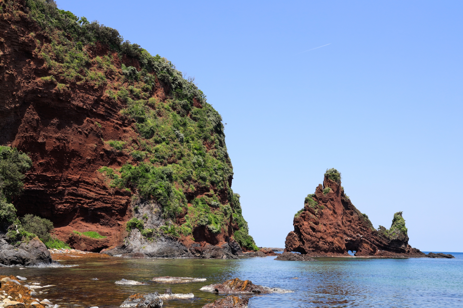 明屋海岸 ハート岩