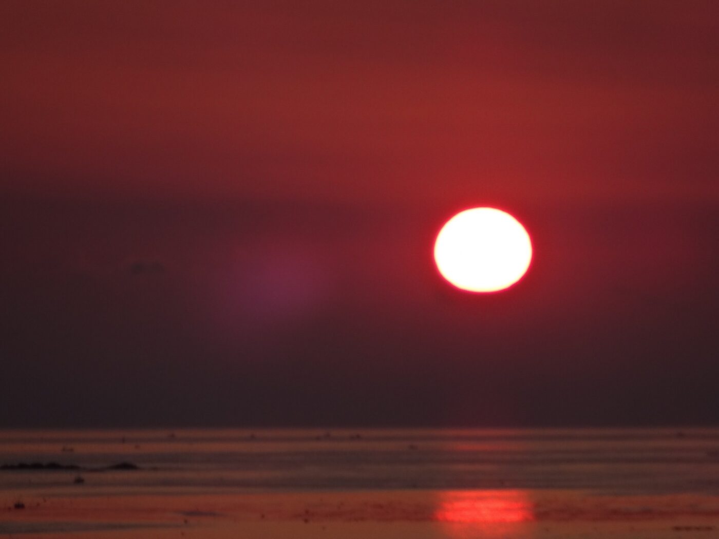 南三陸の夕日