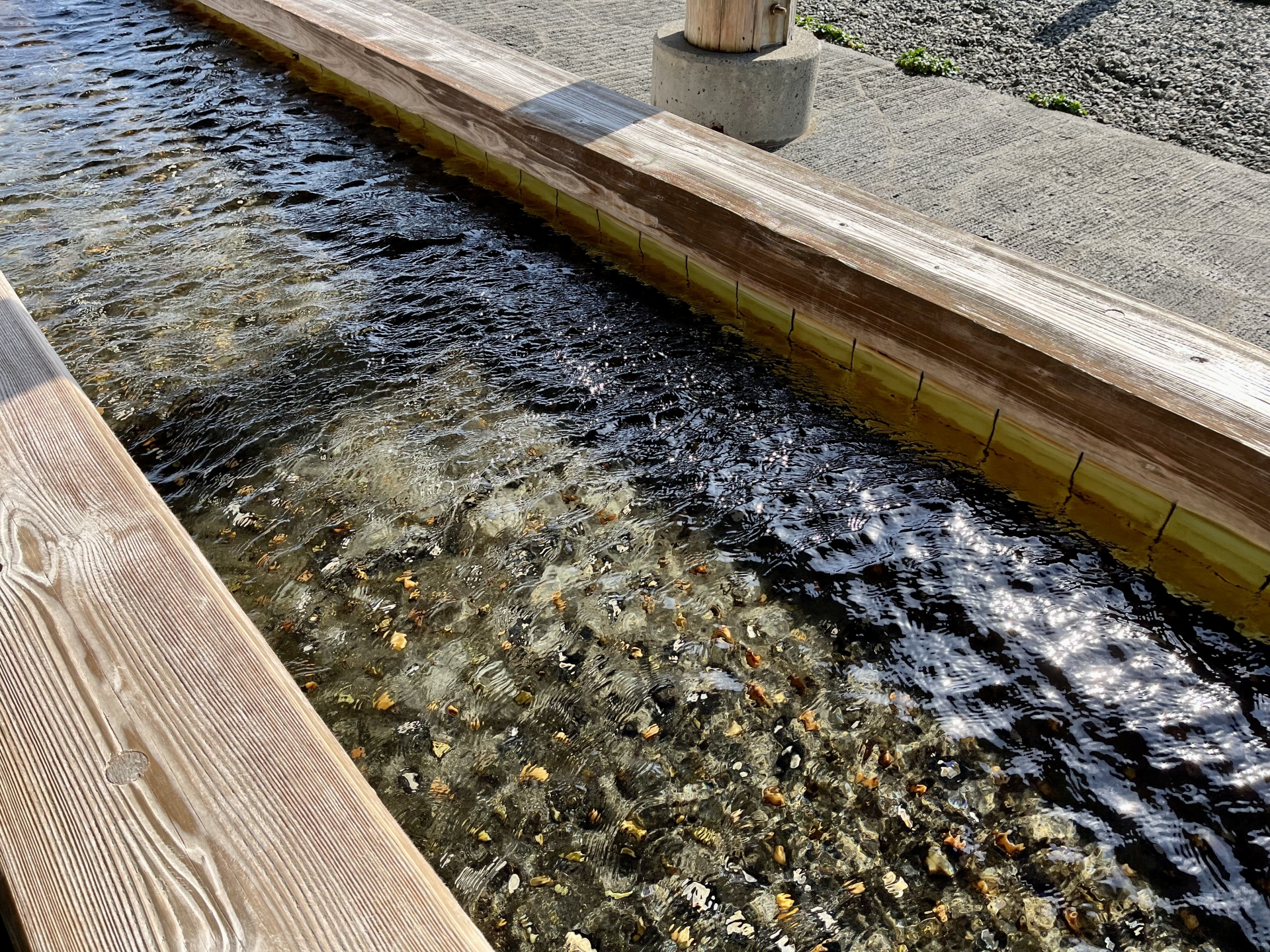 八丈島の足湯きらめき