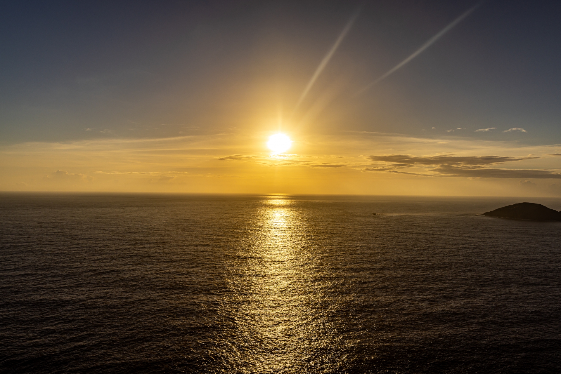 ウェザーステーション展望台から望む夕景