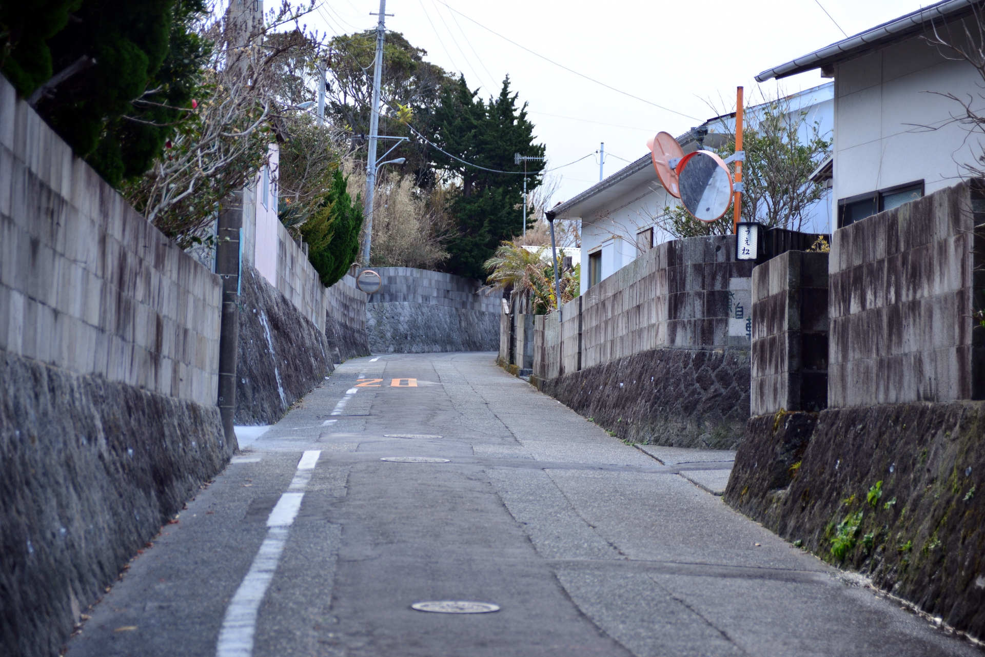 新島本村の町並み